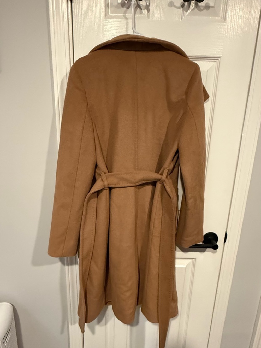 Michael Kors Camel/Brown Belted wrap Coat - Picture 2 of 10